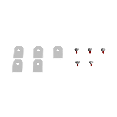 Ersatzklingen und Schrauben